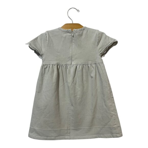 JayBee Child  Scalloped Denim Dress Girls Size 3T Cotton Blend - Picture 3 of 6